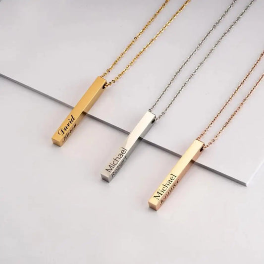 Personalised Bar Necklace