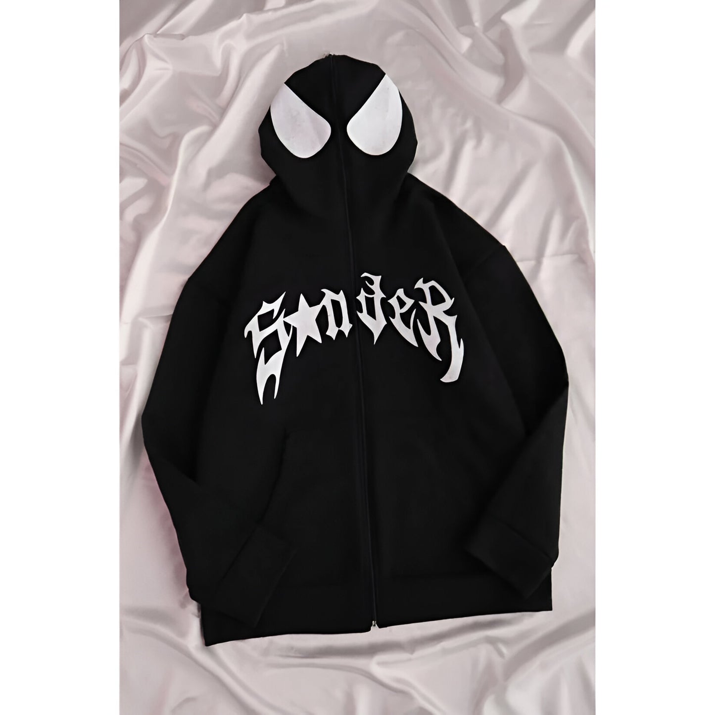 Y2K Spider Zip Up Hoodie